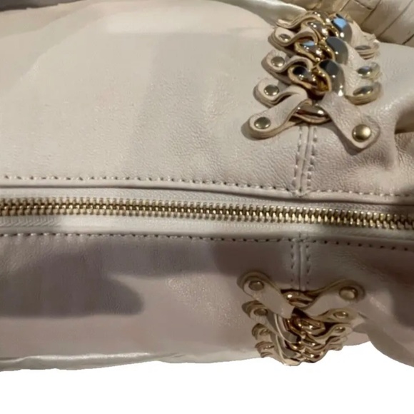 Michael Kors unique ID suple leather Hobo handbag with shiny gold hardware - Picture 8 of 11